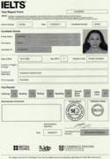 IELTS Certificate Diana Senkina (Tisova)