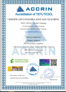 Международный TEFL сертификат
