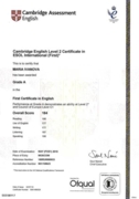 Кембриджский сертификат уровня C1