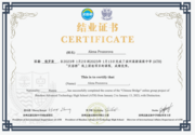 Сертификат о прохождении курса "Сhinese Bridge"с носителями