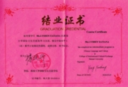 Сертификат Hainan University