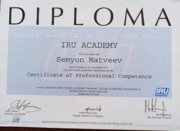 Diploma IRU ACADEMY in Geneva