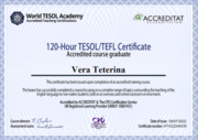 TESOL/TEFL Certificate