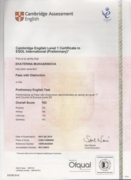 Кембриджский сертификат об уровне владения английским языком B2