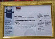 TESOL certificate