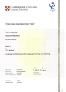 TKT (Teaching Knowledge Test)