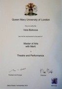 University of London MA Diploma
