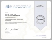 Commonwealth Education Trust, Foundations of Teaching for Learning