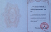 Сертификат о прохождении стажировки в Пекинском столичном педагогическом университете