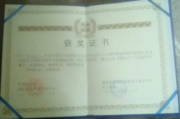 Сертификат об участии в китайском конкурсе
