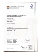 Cambridge English Entry Level Certificate in ESOL International (Entry 3) (Key)