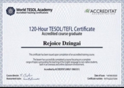 TESOL/TEFL certificate