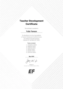 EF Certificate