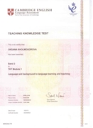 Cambridge Language Assessment_Teaching Knowledge Test_Module 1
