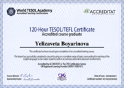 Certificate TEFL/TESOL