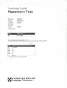 Cambridge English Placement Test