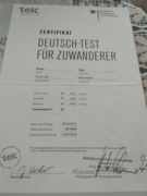 Zertifikat Deutsch-Test fuer Zuwanderer