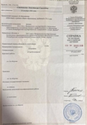 Справка о дополнительном обучении