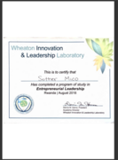 Entrepreneurial Leadership Certificate