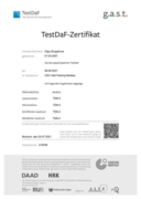 Сертификат TestDaF