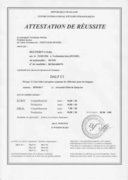 Сертификат на знание французского языка Dаlf C1