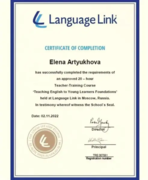Communicative English Teaching to Young Learners Certificate
