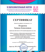 Сертификат доп. образования