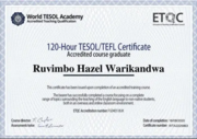 120gHour TESOL/TEFL Certificate