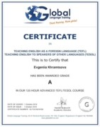 TEFL/TESOL certificate