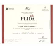 Certificato di competenza in lingua italiana conseguito presso istituto Dante Alighieri