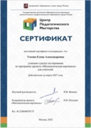Сертификат Математическая Вертикаль