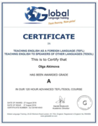 Международный сертификат TEFL