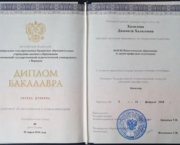 Диплом бакалавра Педагогическое образование (профили "Русский язык", "Литература")