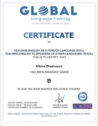 Сертификат TESOL/TEFL