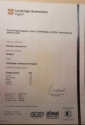 CAE (Certificate in Advanced English)