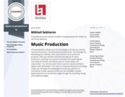 Berklee College Of Music, Music Production