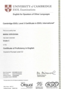 Certificate of Proficiency in English (Level C2)