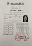 HSK (Level 4) Examination Score Report