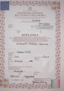 Диплом о получении среднего образования в Италии