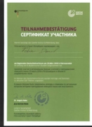 Сертификат участника DAF-Themen Гете-Институт (г. СПБ)