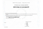 Diplome d'universite
