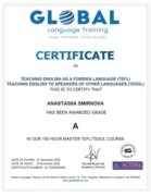 Certificate TESOL/TEFL