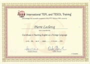 Сертификат TEFL