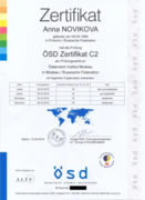 OSD Zertifikat C2