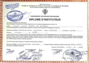 Diplome d'Instituteur