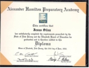 Diploma (Alexander Hamilton Academy)