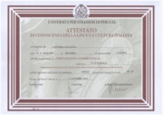 Международный сертификат итальянского языка, уровень С1 (avanzato)
