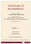 Certificate of Accreditation