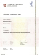 Сертификат ТКТ (Кембриджский экзамен для преподавателей), Module 1