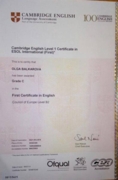 First Certificate Exam